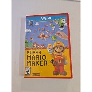Super Mario Maker Nintendo Wii U Game Complete Tested